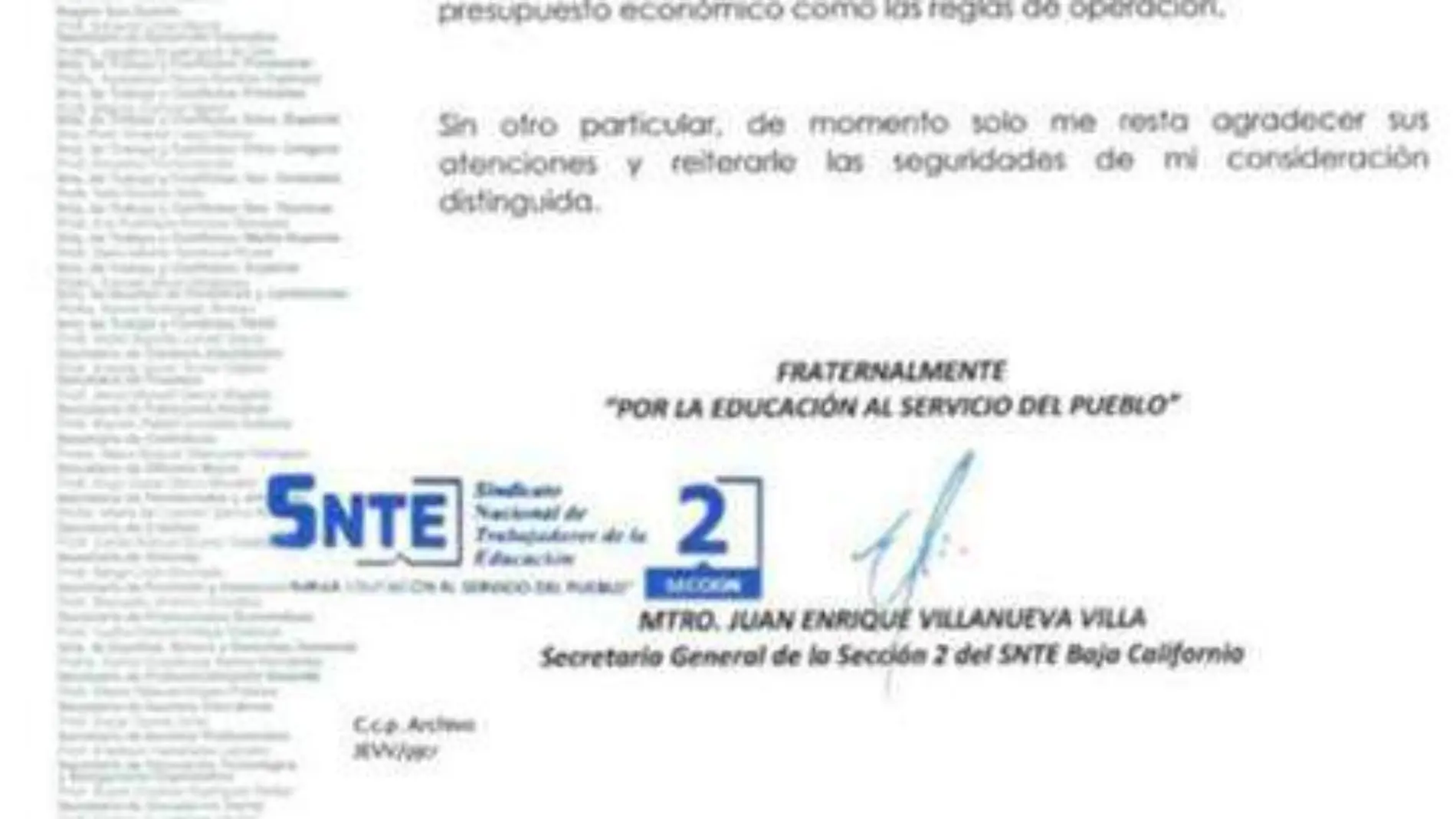 Pide sección 2 el SNTE se continúe con las escuelas de tiempo completo en BC